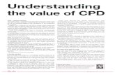 Understanding the value of CPD - Amazon S3...Understanding the value of CPD CPD — lessons learned The CPD review undertaken by the GDC last year made clear that the dental profession