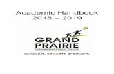 2018-2019 Academic Handbook Final Draft 2.docx...3 STAAR EOC exams will be required for students with credits earned prior to enrollment in GPISD or credits earned via alternate means