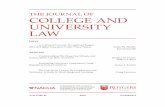 THE JOURNAL OF COLLEGE AND UNIVERSITY LAW › wp-content › uploads › ...the current Rutgers Law School was established in 2015, when the American Bar Association approved the merger
