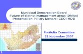 Municipal Demarcation Board Future of district management ...pmg-assets.s3-website-eu-west-1.amazonaws.com/docs/... · Giants Castle Game Reserve KZDMA23 KwaZulu Natal 512 223 13