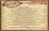 fdbrunch1 · 2020-06-16 · SCRAMBLED EGGS $12 3 eggs scrambled with 2 bacon strips and breakfast potatoes (gf) CHICKEN and WAFFLES $15 Belgian waffle with fried chicken breast and