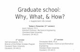Graduate school: Why, What, & How? - csuohio.edu › ... › graduate-school_JPH.pdf · Graduate school: Why, What, & How? + Supplement Info (email) 1st version Valli Sarveswaran,