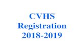 CVHS Registration 2018-2019 - Glendale Unified School District · 2018-02-09 · Transcript Review • Official or Unofficial • GPA, total credits earned • Course History, marks,