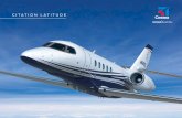CITATION LATITUDE › wp-content › uploads › ... · as soon as you step into the wide, stand-up cabin — the Cessna ® Citation Latitude aircraft is a different kind of business