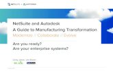 NetSuite and Autodesk A Guide to Manufacturing …A Guide to Manufacturing Transformation The Role of ERP and PLM How do ERP and PLM support Manufacturing today in this transformation?