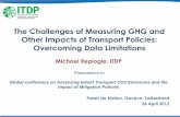 Measuring GHG Emissions - UNECE · The Challenges of Measuring GHG and Other Impacts of Transport Policies: Overcoming Data Limitations Michael Replogle, ITDP Presentation to Global