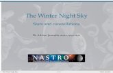 The Winter Night Sky - Cosmic River · betterknown by its later Arabic title: Almagest. In the Almagest Ptolemy summarises astronomical and mathematical knowledge of his day. He discusses