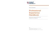 Professional Experience Handbook - Weeblykjsteachingportfolio.weebly.com/uploads/1/1/7/8/11785861/tl3_hand… · Professional Experience Handbook School of Education Teaching and