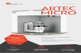 ARTEC MICRO€¦ · Artec Micro is ready for today’s dental practice, creating precise CAD/CAM-ready 3D scans for lab use and 3D printing. Ideal for scanning single teeth, entire