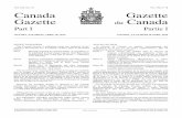 o Canada Gazette du Canadagazette.gc.ca/rp-pr/p1/2016/2016-04-30/pdf/g1-15018.pdf · 2017-12-09 · Vol. 150, No. 18 Canada Gazette Part I OTTAWA, SATurdAy, April 30, 2016 Vol. 150,
