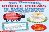 SCHOLASTIC › ... · riddle books.Invite each child to choose a favorite riddle from 201 Thematic Riddle Poems. Give each child a piece of plain white paper on which to copy the
