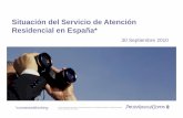 Situación del Servicio de Atención Residencial en España*envejecimiento.csic.es/documentos/documentos/... · Autonomía y Atención a la Dependencia, conocido como el SAAD. •