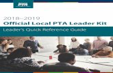 Official Local PTA Leader Kit - Alaska PTA - Home...But your PTA should focus most of its time implementing PTA’s mission. Visit the Programs and Advocacy sections to explore some
