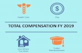 TOTAL COMPENSATION FY 2019 - Amazon Web Services · TOTAL COMPENSATION FY 2019. Total Compensation Goals •Competitiveness •Affordability •Sustainability Pay, Benefits and Retirement