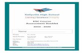 HSC Course Assessment Booklet › content › ... · The award of the Higher School Certificate involves a combination of external examinations, and school-based assessment in all