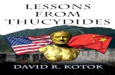 David R. Kotok Lessons From Thucydides - Cumber · 2019-03-05 · David R. Kotok Lessons From Thucydides amphleteering has a long tradition in America, although it didn’t start