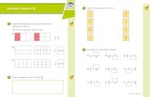 Equivalent fractions (2) Match the equivalent fractions 21 · Equivalent fractions (2) 1 Shade the diagrams to help you complete the equivalent fractions. The firstone has been done