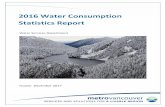 Water Consumption Statistics NOTES2016 · The information provided includes tabulated water consumption data for peak hour, peak day, peak week, and annual average daily flows where