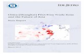 China (Shanghai) Pilot Free Trade Zone and the …...global trade and investment rules in the future. In the current global economic restructuring process, China, the world’s second