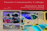 Tunxis Community College · 2018-05-03 · Tunxis Community College is committed to access and equal opportunity. Should you require academic adjustments to participate in any of