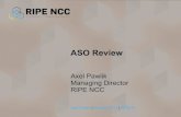 ASO Review - â€¢ASO bodies: ASO AC and NRO EC - ASO ACâ€™s responsibilities are described in the ASO