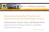 Operationalizing Best Practices for Internal Service and ......Operationalizing Best Practices for Internal Service and Recharge Centers Liliana Keany, Ami R. Patel, and Martin Smith