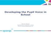 Pupils Voice in School - sparqs › upfiles › 1.4 Pupil Voice - sparqs...Developing the Pupil Voice in Schools During one of the learner transition events a dialogue was started