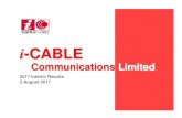 1H17 IR PPT - 2.8 - i-Cable Communications Results … · 5 Fantastic TV • Fantastic TV launched its Cantonese channel in May 2017. This marked a significant milestone in our history