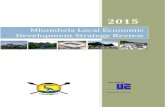 Mbombela Local Economic Development Strategy Reviewmbombela.gov.za/mbombela led review draft(latest).pdf · Mbombela Local Economic Development Strategy Review 2015 3 Manufacturing: