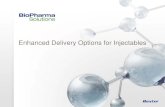 Enhanced Delivery Options for Injectables · 2016-04-05 · Enhanced Delivery Options for Injectables . Agenda for Today’s ... – Total healthcare spending Enhanced Delivery Case
