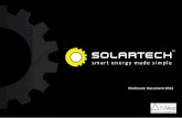 Disclosure Document 2013 - SA Franchise Brands · To be the most respected solar energy consultancy in South Africa Main Services Solartech introduces consultation, energy auditing