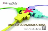 UNIFIED COMMUNICATIONS...Unified Communications Status Update Presented by: Ludwig Gantner DCSS April 19th 2016 Associate Director Content, Communications, and Process Network Infrastructure