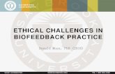 ETHICAL CHALLENGES IN BIOFEEDBACK PRACTICEETHICAL CHALLENGES: RESOLVING ETHICAL ISSUES • A psychologist, Dr. Valdez, received a referral for marital therapy from a Mr. Martin, a