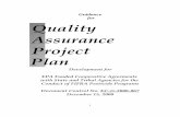Guidance for Quality Assurance Project Plan · Guidance for Quality Assurance Project Plan Development OECA Document Control No: EC-G-2000-067 December 15, 2000 2 FORWARD This guidance