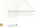 QA StereoChecker Evaluation · the automated QA test). ii.2 QASC Beyond Routine QA In addition to the performance of routine daily QA, it was checked if the QASC could also be used