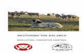 RESTORING THE BALANCE - Cheetah Outreach famers manual.pdfThe goats or sheep are the family to whom he must bond. – Do feed your dog a quality dry dog food especially while growing.