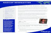 JULY 201 NADCAP NEWSLETTER - Performance Review Institute › wp-content › uploads › 2017 › 09 › ... · NADCAP NEWSLETTER JULY 201 CONTENTS 1 The new NMC Chairperson 3 The