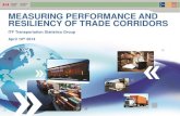 MEASURING PERFORMANCE AND RESILIENCY OF TRADE … · MEASURING PERFORMANCE AND RESILIENCY OF TRADE CORRIDORS ITF Transportation Statistics Group April 10th 2014 . ... Average Vessel