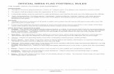 OFFICIAL NIRSA FLAG FOOTBALL RULES - Union UniversityG:\RSP\Programs\Intramurals\Sport Folders\Applies to all Sports Folder\Info Sheet - Rule Books\Rulebooks\Flag Football Rulebook