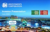 Investor Presentation · SMIC Investor Presentation 5 Our Investments Core Investments Banking 45.3% BDO UNIBANK, INC. 22.6% CHINA BANKING CORP. 49.7% SM PRIME HOLDINGS, INC. Property