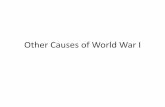 Other Causes of World War I › cms › lib › CA01902308... · 1. Full support even if it meant war with Russia E. Austrian leaders sent ultimatum to Serbia on July 23rd 1. 10 extreme