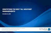 IDENTIFYING THE EST ‘ALL WEATHER’mailers.sparkcapital.in/uploads/strategy/Spark India Strategy... · Page 1 IDENTIFYING THE EST ‘ALL WEATHER’ MANAGEMENTS December 11, 2017