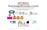 NE-1000 Programmable Syringe Pumpsyringepump.com/download/NE-9000 Peristaltic Pump... · Set the Pumping Rate: Prime/Purge Display the pumping rate by momentarily pressing the „Rate‟