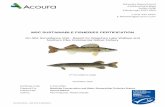 MSC SUSTAINABLE FISHERIES CERTIFICATION€¦ · MSC SUSTAINABLE FISHERIES CERTIFICATION On-Site Surveillance Visit - Report for Waterhen Lake Walleye and Northern Pike Commercial