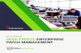 WHITEPAPER DEEP FREEZE ENTERPRISE PATCH MANAGEMENT Deep Freeze Enterprise Patch Management 06 Name -