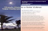 There's More There's More to a Solar Eclipse Than …...There's More There's More to a Solar Eclipse Than Darkness Sponsored by the Office of Research and Graduate Programs. Title