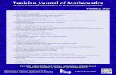 Tunisian Journal of Mathematics - tms.rnu.tn · Tunisian Journal of Mathematics an international publication organized by the Tunisian Mathematical Society Volume 2, 2020 • Looijenga