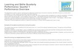 Learning and Skills Quarterly Performance: Quarter 1 ... Council... · 1 Learning and Skills Quarterly Performance: Quarter 1 Performance Overview Examples of exceptional performance