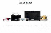 Sunu1 - s3.eu-central-1.amazonaws.com › zaxe-static › Zaxe+ENG+Lea… · HIGH STABILITY Zaxe products are designed to print high quality for long periods of time. Even the first