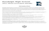 Randolph Township Schools › cms › lib › NJ01912887 › Centricit… · Web viewRandolph High School 2017-2018 Curriculum Handbook Introduction Randolph High School’s Curriculum